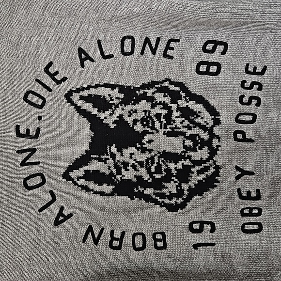 Obey grey cardigan - Picture 2 of 6